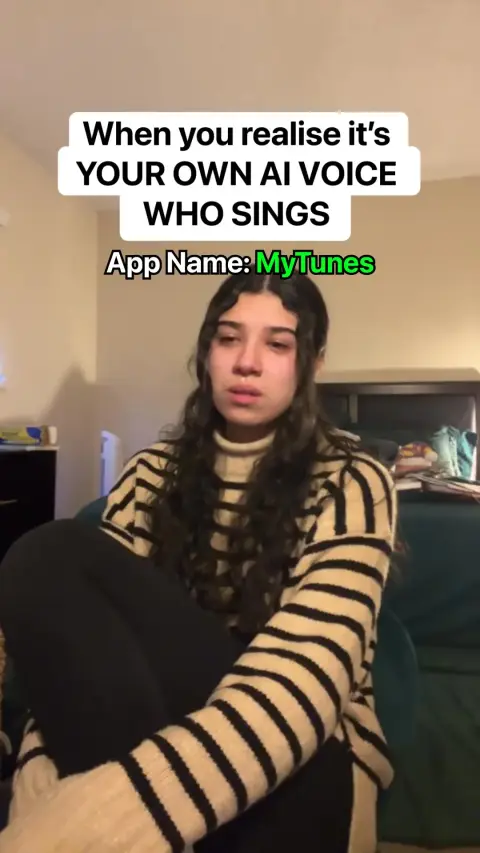My Tunes : AI Music Generator ad: Sing any song with your own voice!