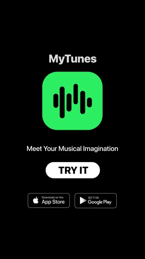 My Tunes : AI Music Generator ad: Sing any song with your own voice!