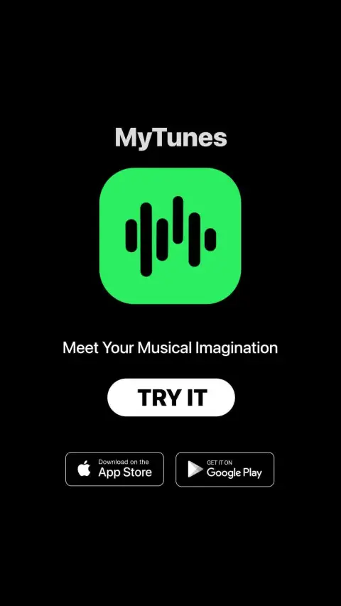 My Tunes : AI Music Generator ad: Sing any song with your own voice!