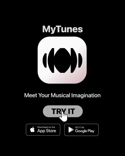 My Tunes : AI Music Generator ad: Sing any song with your own voice!