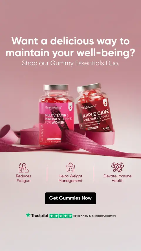 WeightWorld ad: 20% Off Gummies Essentials ✨