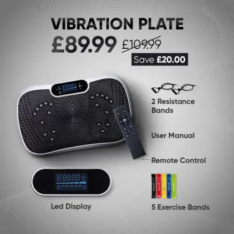 WeightWorld ad: 🔥 Vibration Exercise Plate Back in Stock!