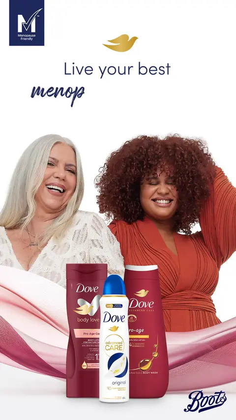 Boots UK ad: Save 1/2 on selected Dove