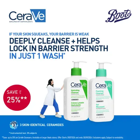 Boots UK ad: Find your cleanser today