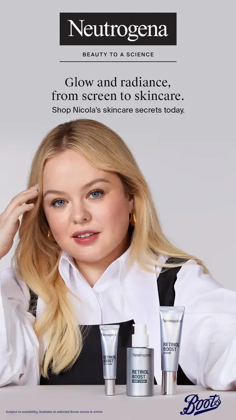 Boots UK ad: Save 50% on Nicola’s skincare secrets!