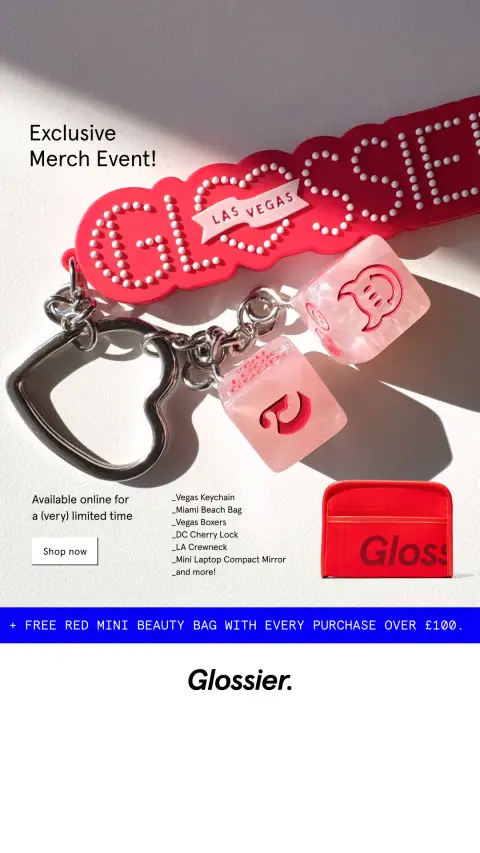 Glossier ad: Save on limited retail items