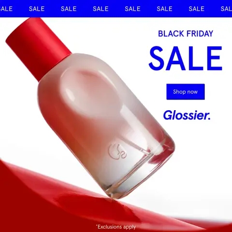 Glossier ad: Black Friday Sale