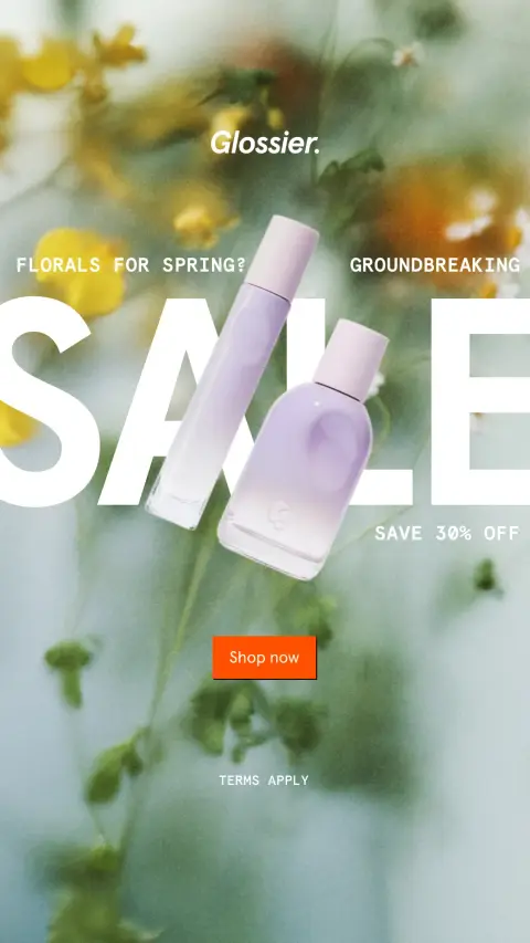 Glossier ad: Memorial Day Sale