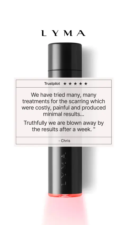 LYMA ad: Fade scars from just 3 minutes a day