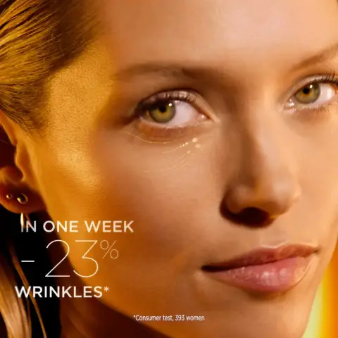Clarins ad: NEW Double Serum Eye