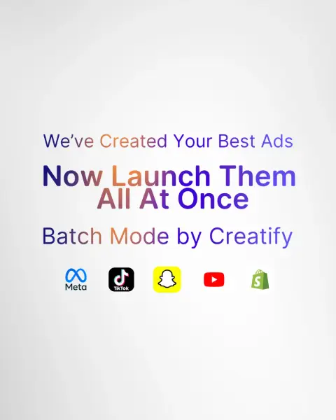Creatify AI ad: Smarter testing. Faster execution. Higher ROI. 💡