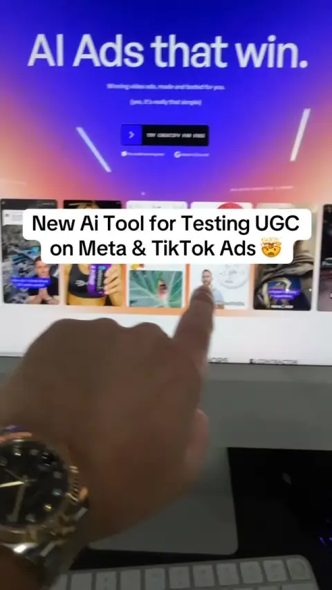 Creatify AI ad: Comment “Tool” & I’ll send it 🤖