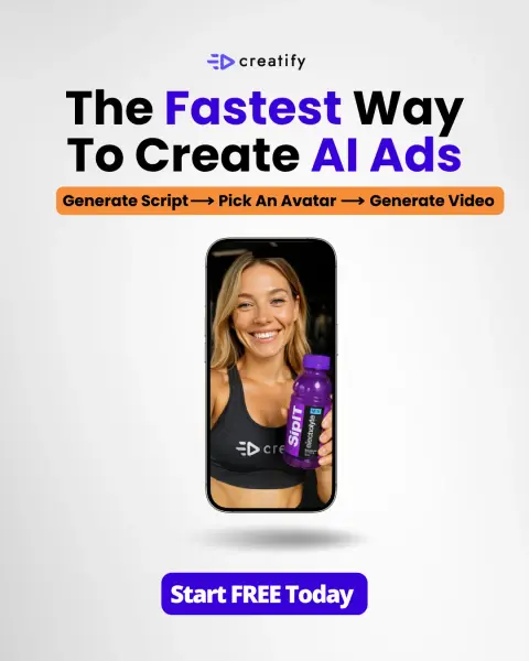 Creatify AI ad: Smarter testing. Faster execution. Higher ROI. 💡