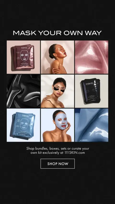 111SKIN ad: Mask your own way