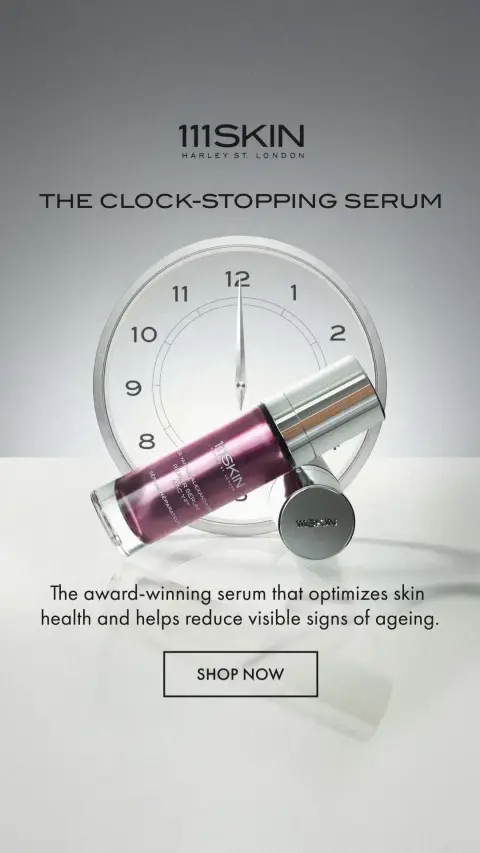 111SKIN ad: The Clock-Stopping Serum