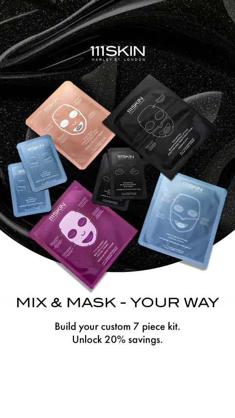 111SKIN ad: 20% Saving on Mask Kit