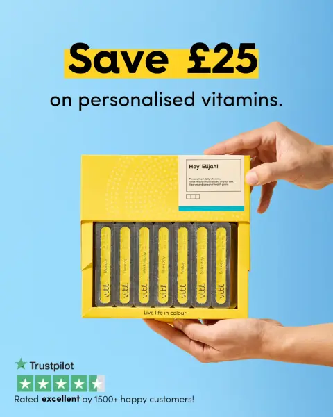 Vitl ad: Ends Soon: £25 Off! 🚨💛