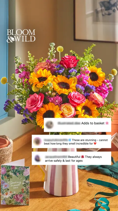Bloom & Wild ad: Shop our fan-favourite flowers