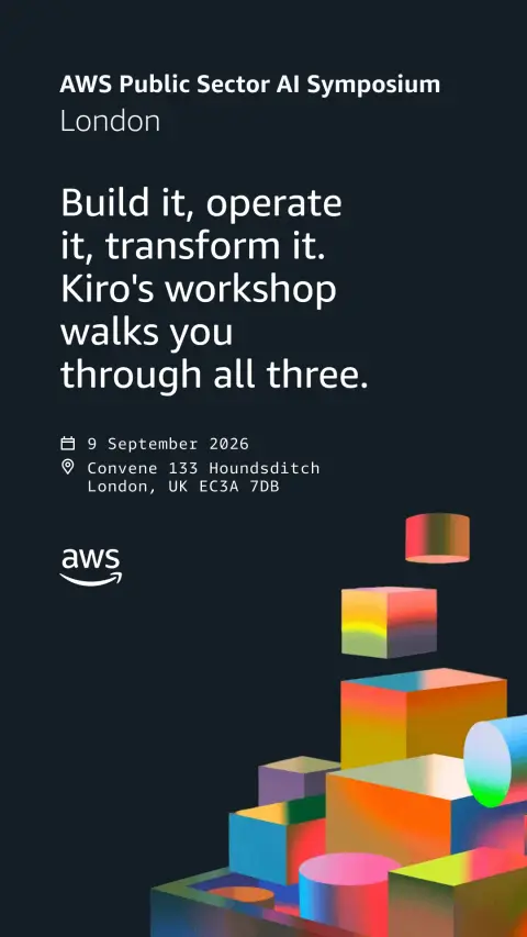 Amazon Web Services ad: Free AI Event for Public Sector