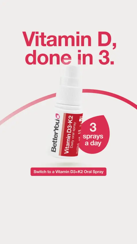 BetterYou ad: Fast acting Vitamin D3+K2 Daily Oral Spray 🛡️