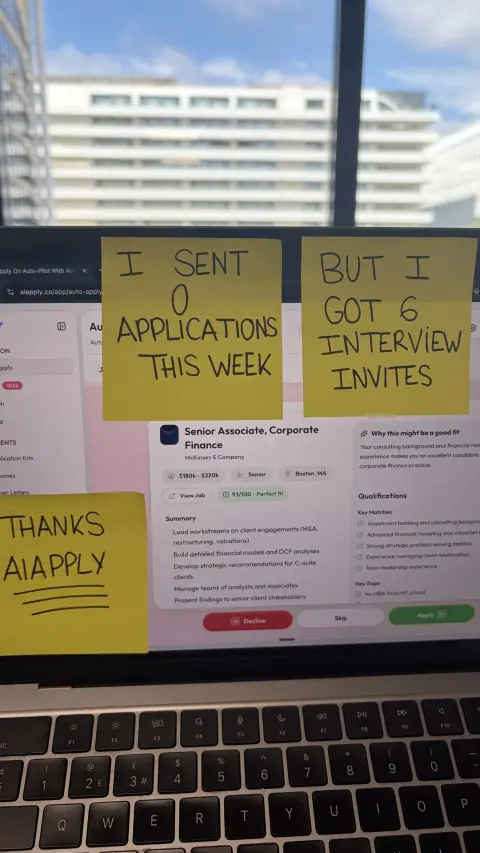AI Apply ad: Apply in seconds, get hired faster