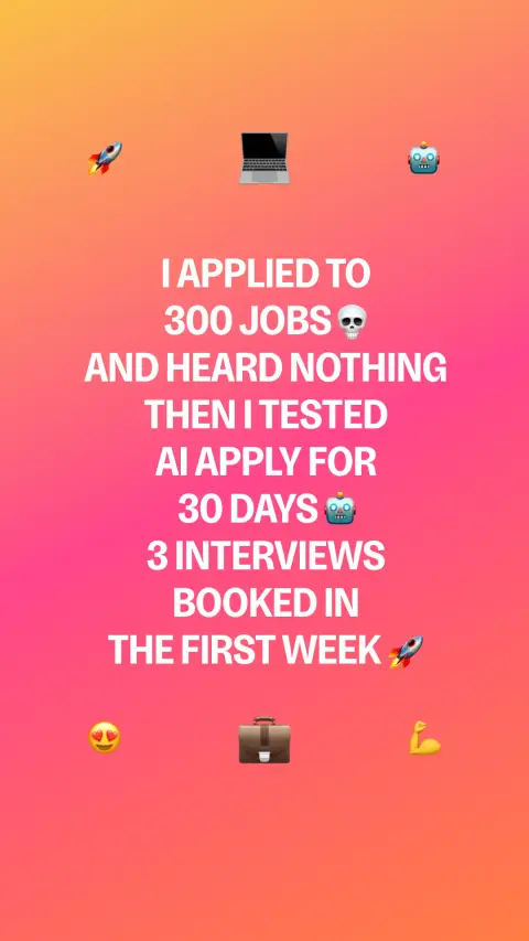 AI Apply ad: Get a job 10x faster!
