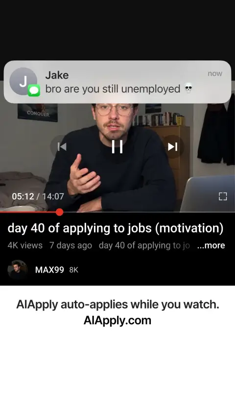 AI Apply ad: Your AI Job Agent 24/7