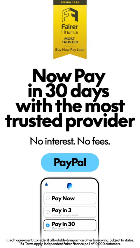 PayPal ad: The most trusted provider​