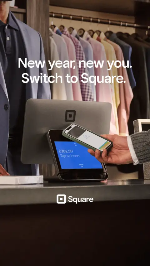 Square ad: Streamline with Square.