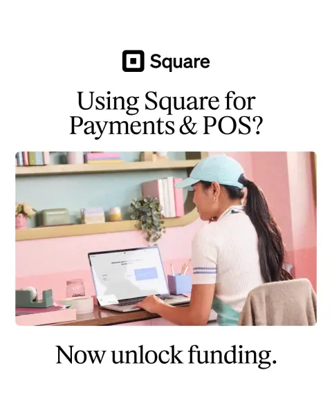 Square ad: Payments, POS & Funding