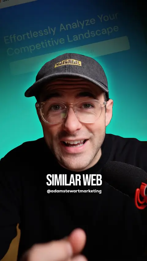 Similarweb ad: Most people have no idea you can legally spy on any company’s marketing…