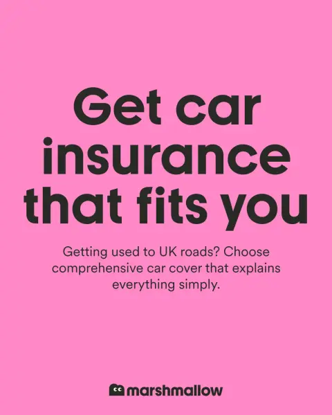 Marshmallow ad: Car insurance that fits you
