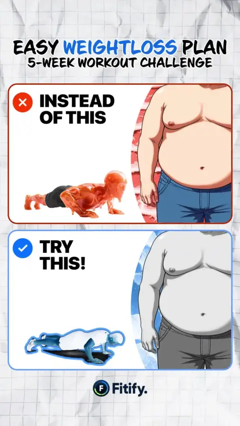 Fitify ad: Lose weight, burn fat, build muscle & strength 💪