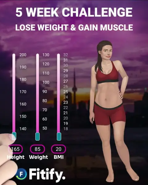 Fitify ad: Lose weight, burn fat, build muscle & strength 💪