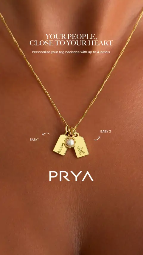 PRYA ad: Your Most Personal Necklace Yet