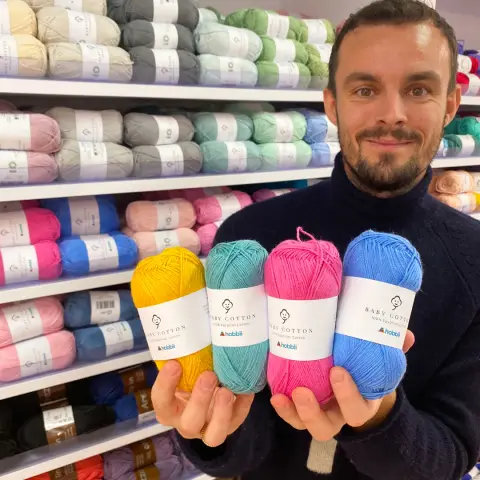 Hobbii ad: 🕒 36% OFF Rainbow Cotton 8/6 Color Pack – Limited time ONLY!