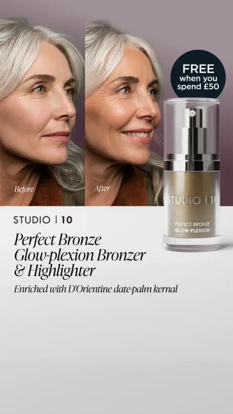 Studio 10 ad: Spend £50+ Get A Free Perfect Bronzer Worth £26