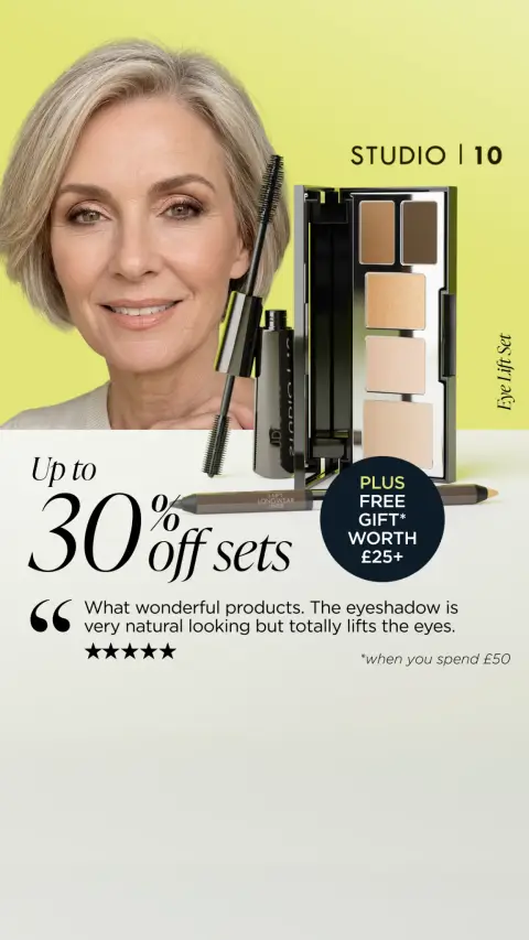 Studio 10 ad: Up To 30% Off Sets + Free Gift When You Spend £50
