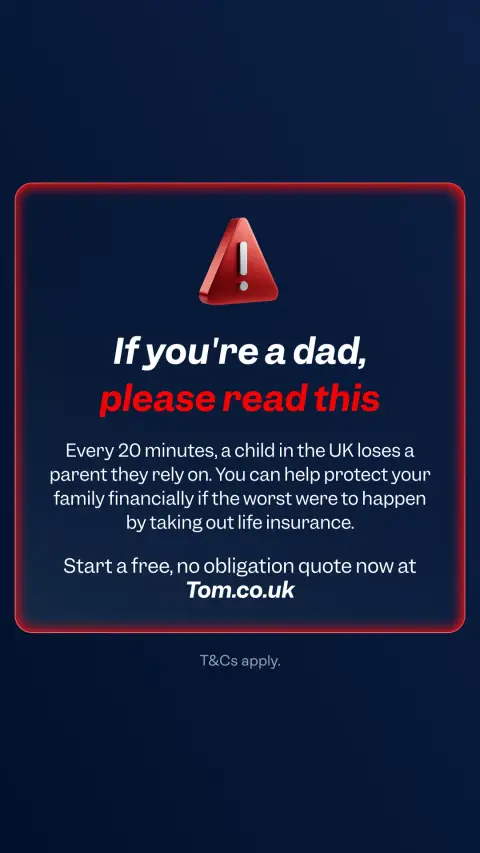 Tom.co.uk ad: TOM Life Insurance