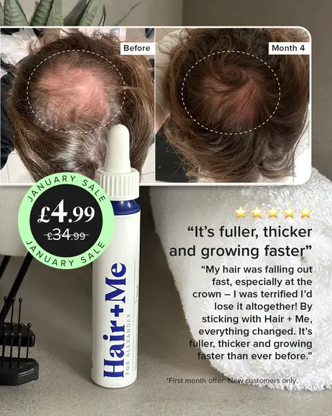 Hair + Me ad: Get growing for just £4.99 this January 💙