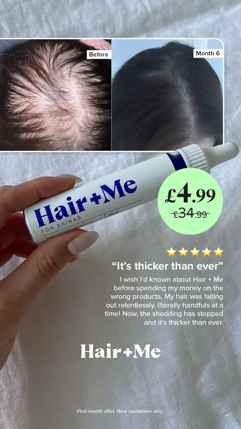 Hair + Me ad: Get growing for just £4.99