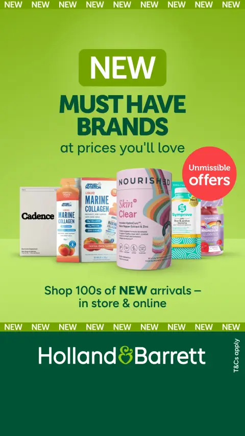 Holland & Barrett ad: Must-have brands just dropped! 🔥