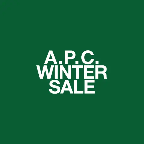 A.P.C. ad: Winter sale