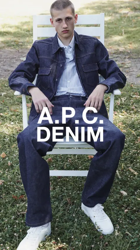 A.P.C. ad: New: Fairfax jeans