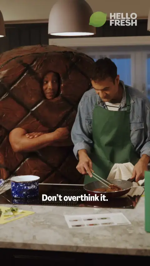 HelloFresh ad: The good cuts, every week.