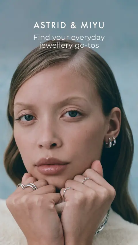 Astrid & Miyu ad: Jewels to wear all day, every day