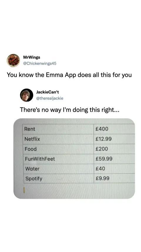 Emma ad: Take control of your 💸