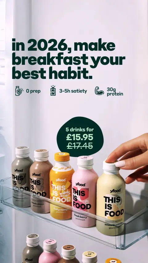 yfood ad: 👉 5 drinks for £15.95