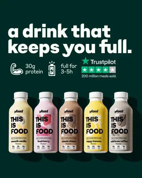 yfood ad: 👉 5 drinks for £15.95