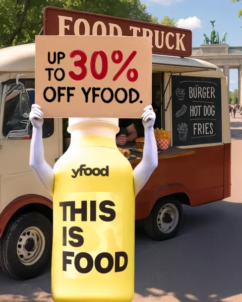 yfood ad: SUMMER SALE ☀️ up to 30% off! 🎉